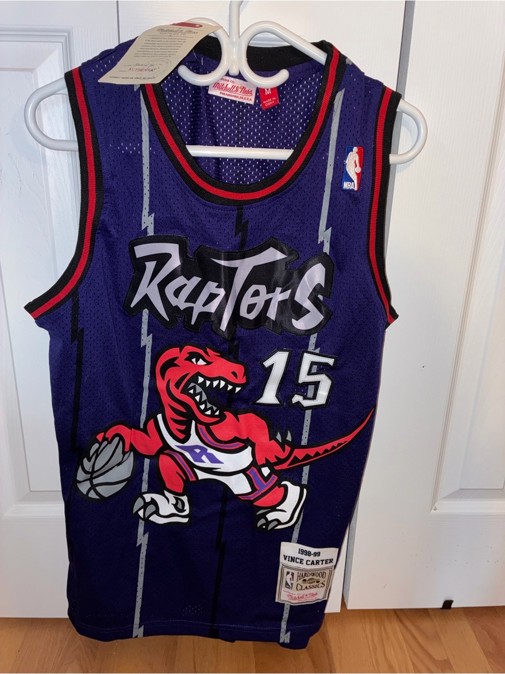 Mitchell & Ness Purple Toronto Raptors Vince Carter #15 Men’s Medium Jersey
